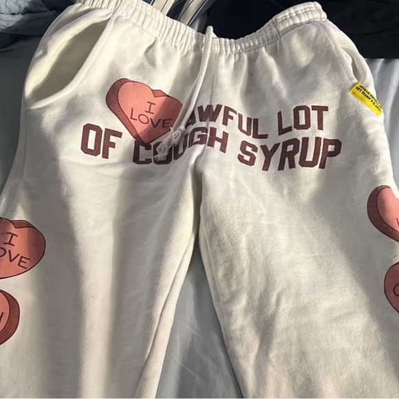 Awful lot of cough syrup Valentine’s Day edition sweats
